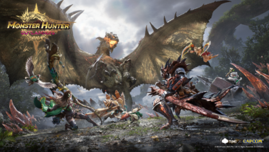 Key art oficial de Monster Hunter Outlanders