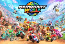 Arte oficial de Mario Kart World, do Nintendo Switch 2