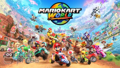 Arte oficial de Mario Kart World, do Nintendo Switch 2