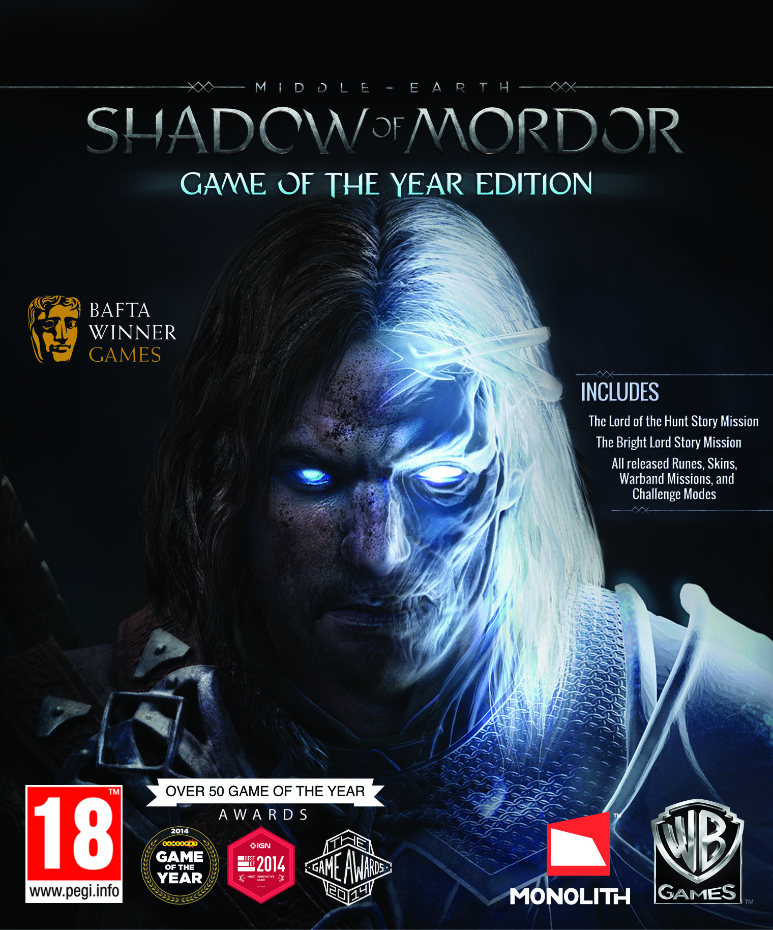 Capa de Middle-earth: Shadow of Mordor Game of the Year Edition
