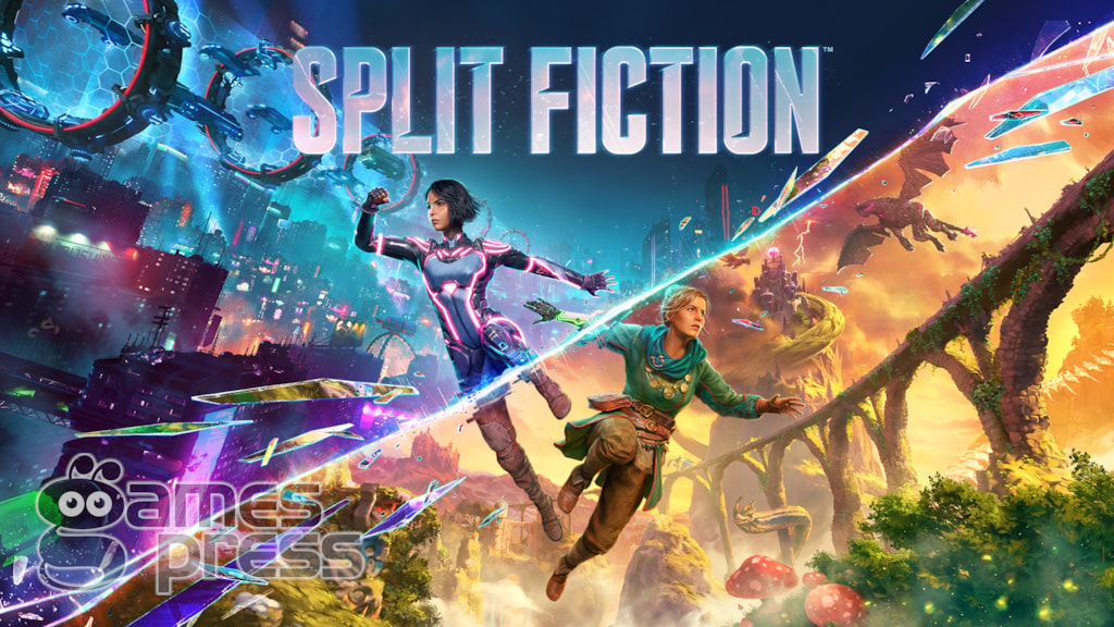 Arte-chave de Split Fiction, de Hazelight Studios