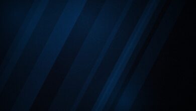 Arte abstrata em tons de azul representando o multiplayer de Ace Combat 8