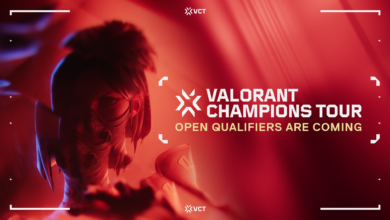 Arte oficial do VALORANT Champions Tour com jogador em destaque