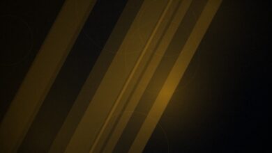 Arte abstrata escura em tons de ambar evocando um mundo de fantasia