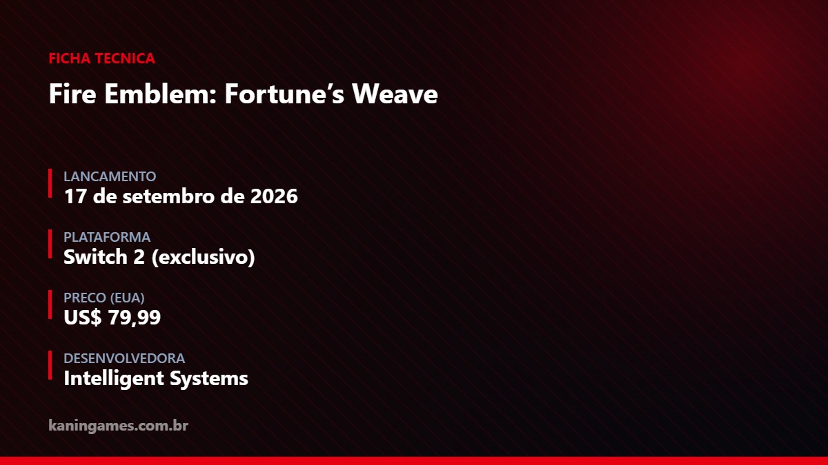 Ficha técnica de Fire Emblem: Fortune’s Weave