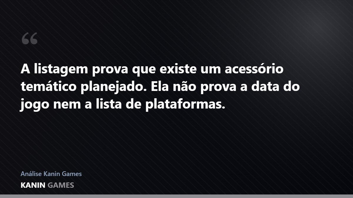 Citação sobre o alcance de uma listagem de varejo como fonte de rumor