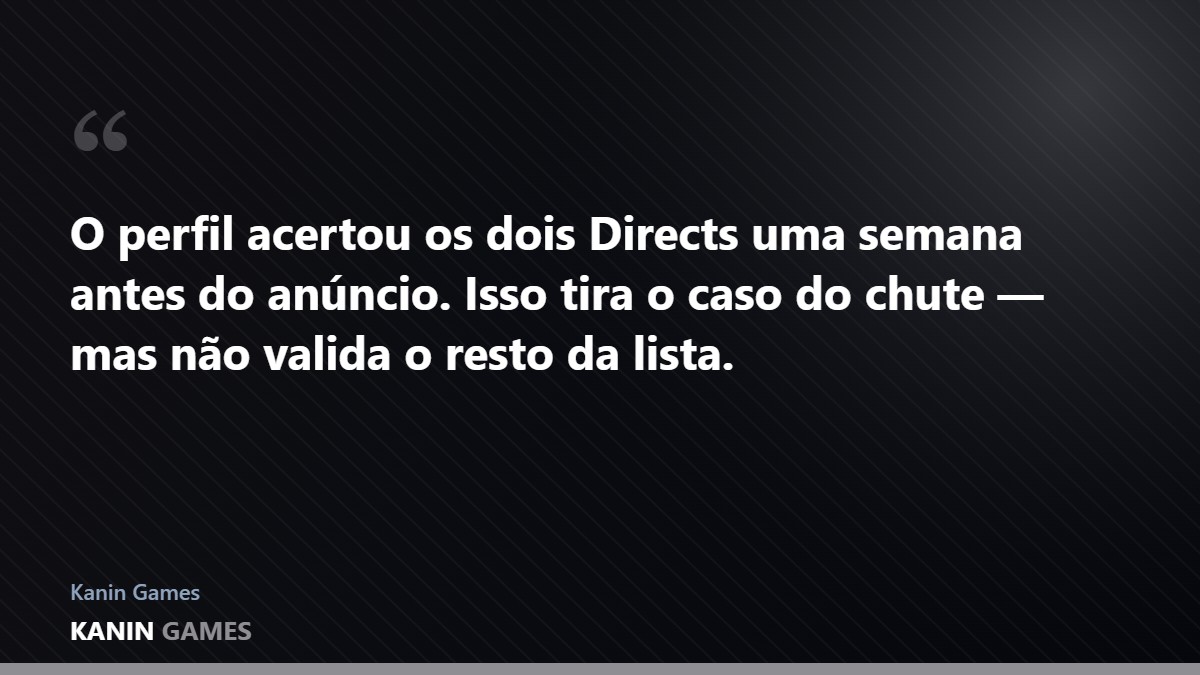 Frase em destaque sobre o histórico do leaker malo932
