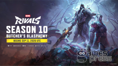 Arte da Season 10 de Marvel Rivals, com Gorr, o Açougueiro dos Deuses