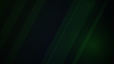 Arte abstrata escura em tons de verde, sem texto, usada como capa da matéria sobre o vazamento de listas de conquistas na Steam